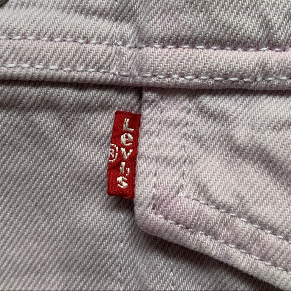 NEW Levi's Jean Trucker Lavender Ombre Jacket - Picture 9 of 14